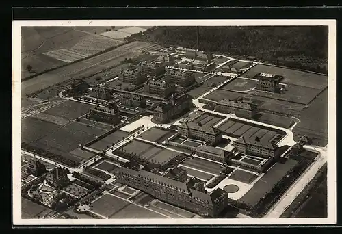 AK Zwickau, Staatliches Krankenstift, Luftbild