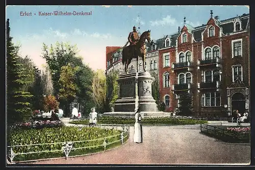 AK Erfurt, Kaiser Wilhelm-Denkmal