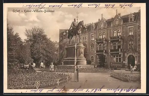 AK Erfurt, Kaiser Wilhelm-Denkmal