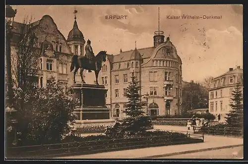 AK Erfurt, Kaiser Wilhelm-Denkmal