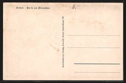 AK Erfurt, Partie am Dämmchen