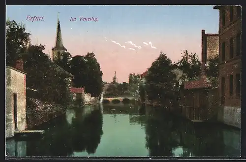 AK Erfurt, Flusspartie in der Stadt