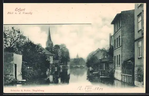 AK Erfurt, Blick n. d. Venedig