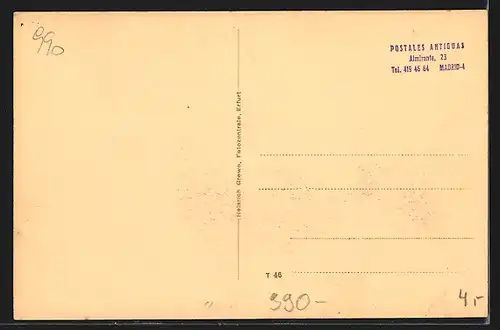 AK Erfurt, Ortspartie an der Lehmannsbrücke