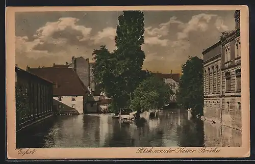 AK Erfurt, Blick von der Kasino-Brücke