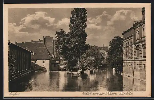 AK Erfurt, Blick von der Kasino-Brücke