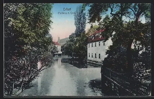 AK Erfurt, Gera mit Blick auf die Predigerkirche
