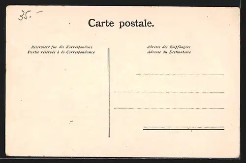 Passepartout-AK Regensberg, Ortsansicht