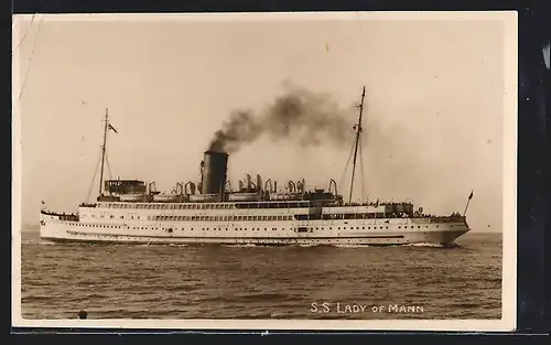 AK Passagierschiff SS Lady of Mann