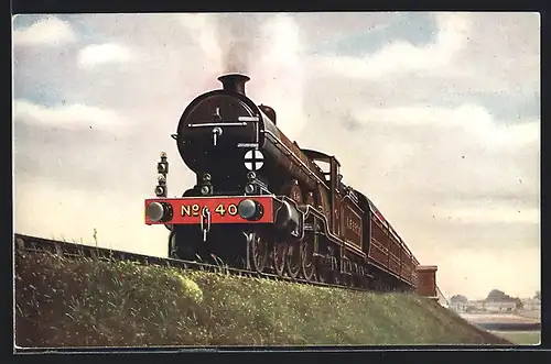 AK Englische Eisenbahn No. 40 Brighton Express, L. B. & S. C. R.