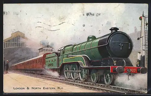 Künstler-AK Northern Express, London & North Eastern Rly., englische Eisenbahn