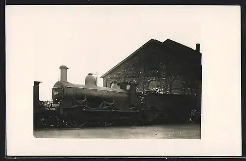 AK Englische Eisenbahn-Lokomotive mit der Nr. 2837, LMS