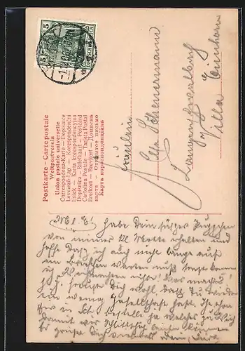 AK Opernsängerin Reta Walter als Mignon