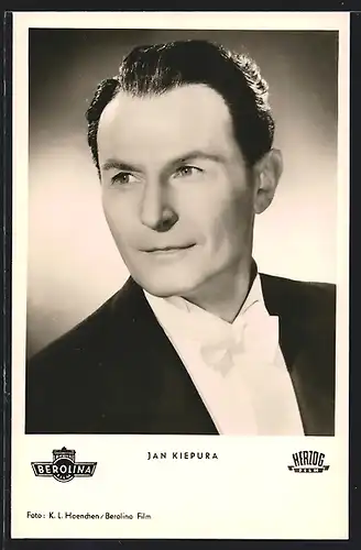 AK Schauspieler Jan Kiepura zur Seite blickend