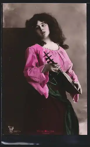 AK Opernsängerin Reta Walter als Mignon