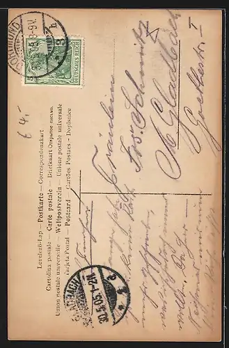 AK Opernsängerin Geraldine Farrar mit traurigem Blick