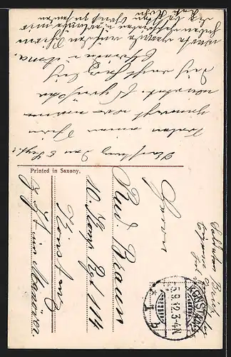 Foto-AK R & K / L Nr. 4564/2: Junge Dame mit Hut