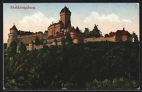 AK Hohkönigsburg, Blick zur Burg