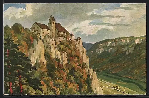 AK Beuron / Donautal, Schloss Werenwag