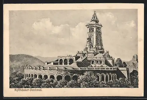 AK Bad Frankenhausen, Kyffhäuser-Denkmal