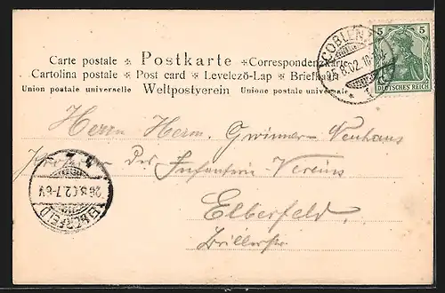 AK Koblenz, Denkmal Kaiser Wilhelm I.