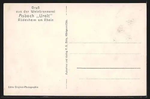 AK Der Deutsche Rhein mit Nationaldenkmal