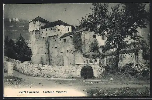 AK Locarno, Castello Visconti