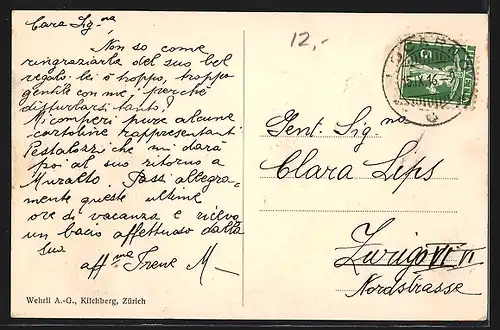 AK Locarno, Castello Visconti