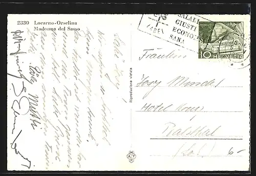AK Locarno-Orselina, Madonna del Sasso