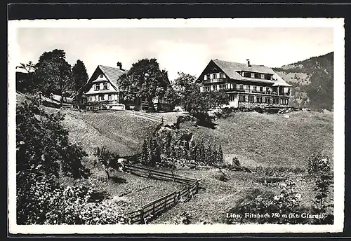 AK Filzbach, Hotel Lihn im Sommer
