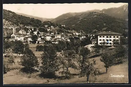 AK Tesserete, Teilansicht der Ortschaft mit Kirche
