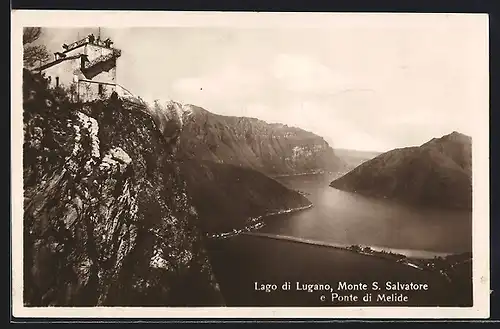 AK Lugano, Lago di Lugano, Monte S. Salvatore e Ponte di Melide