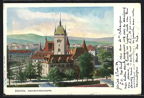 AK Zürich, Landesmuseum