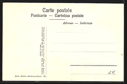 AK Aarau, Ortsansicht von Oberholz aus gesehen