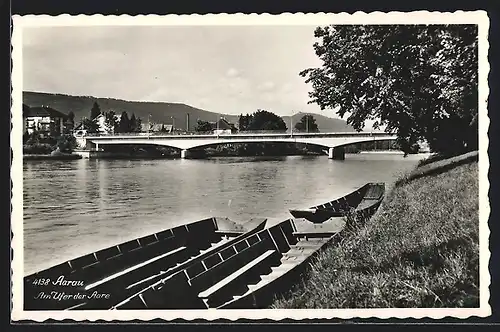 AK Aarau, Uferpartie an der Aare