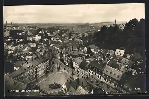 AK Lichtenstein-Callnberg, Totale aus der Vogelschau