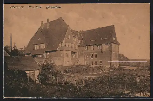 AK Clausthal, Blick zur Bergschule