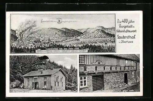 AK Lautenthal i. Oberharz, Grube Maassener Gaipel, Städt. Brauerei