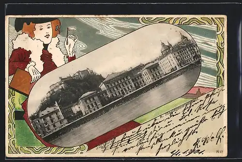 AK Salzburg, K. K. Staatsgewerbeschule