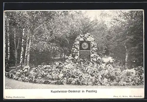 AK Piesting, Kupelwieser-Denkmal