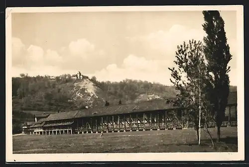 AK Bad Sulza in Thür., Gradierwerk und Blick zur Sonnenburg