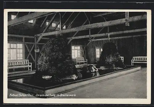 AK Bad Sulza /Thür., Zerstäuberhalle im Gradierwerk