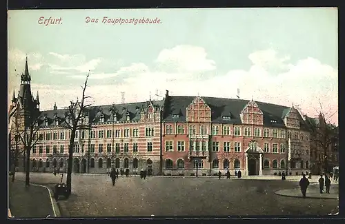 AK Erfurt, Das Hauptpostgebäude