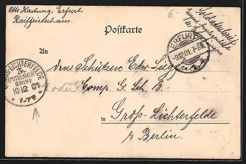 AK Erfurt, Postgebäude