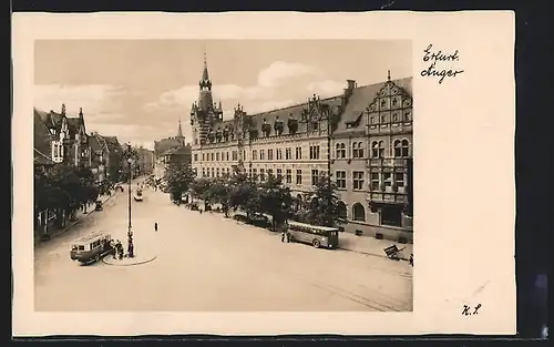 AK Erfurt, Blick in die Anger-Strasse