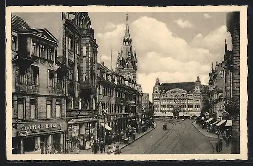 AK Erfurt, Strumpf-Hellbach in der Anger-Strasse