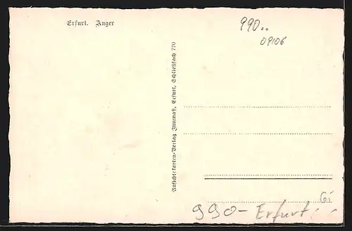 AK Erfurt, Strumpf-Hellbach in der Anger-Strasse