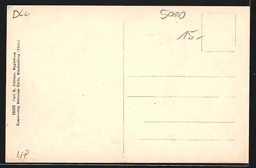 AK Erfurt, Strasse Anger mit Geschäften