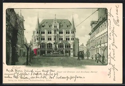 AK Erfurt, Kaufhaus Merkur, Angerstrasse
