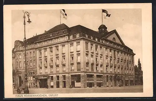 AK Erfurt, Hotel Haus Kossenhaschen